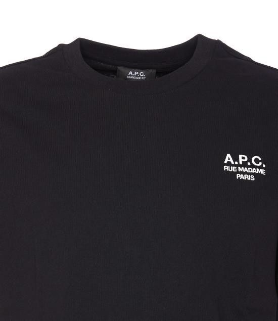 A.P.C. A.P.C. Men T-Shirts COHBU M26388 TZC Black Size US M / EU 48-50 / 2 - 4 Thumbnail
