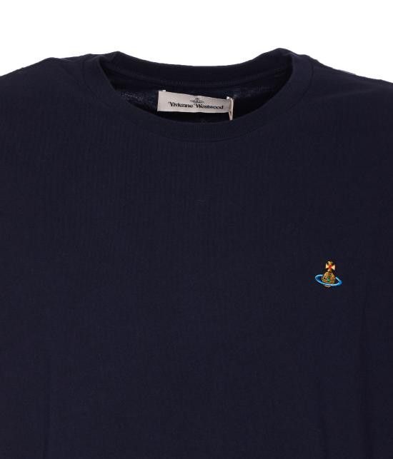 Vivienne Westwood VIVIENNE WESTWOOD Men T-Shirts 3G010013 J001MK410 Blue Size US L / EU 52-54 / 3 - 4 Thumbnail