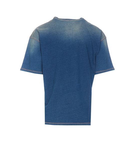 Diesel DIESEL Men T-Shirts A16186 0GIAU01 Blue Size US L / EU 52-54 / 3 - 2 Thumbnail
