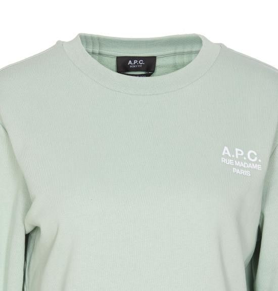A.P.C. A.P.C. Women Sweater COHBN F27915 KLA Green Size M / US 6-8 / IT 42-44 - 4 Thumbnail