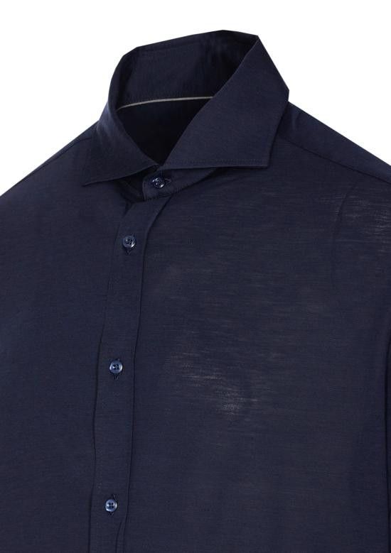 Brunello Cucinelli BRUNELLO CUCINELLI Men Long Tops MD8216686 C6134 Blue Size US XXL / EU 58 / 5 - 3 Thumbnail
