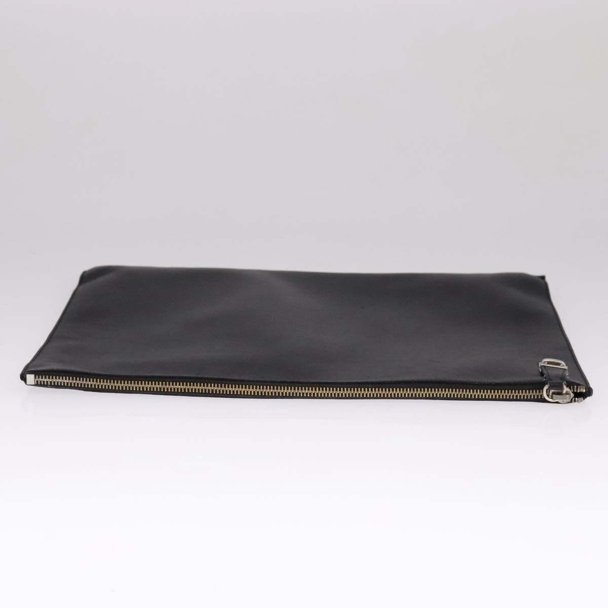Prada Black Leather Clutch Bag (Pre-Owned) Size ONE SIZE - 14 Thumbnail