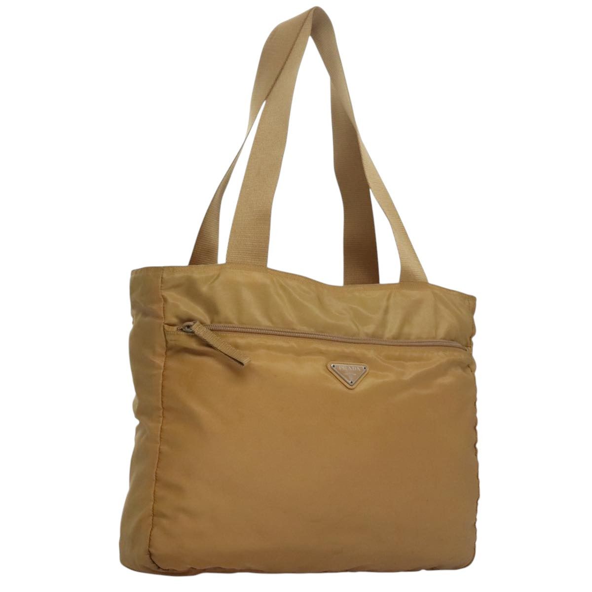 Prada Tessuto Beige Synthetic Tote Bag (Pre-Owned) Size ONE SIZE - 20 Thumbnail