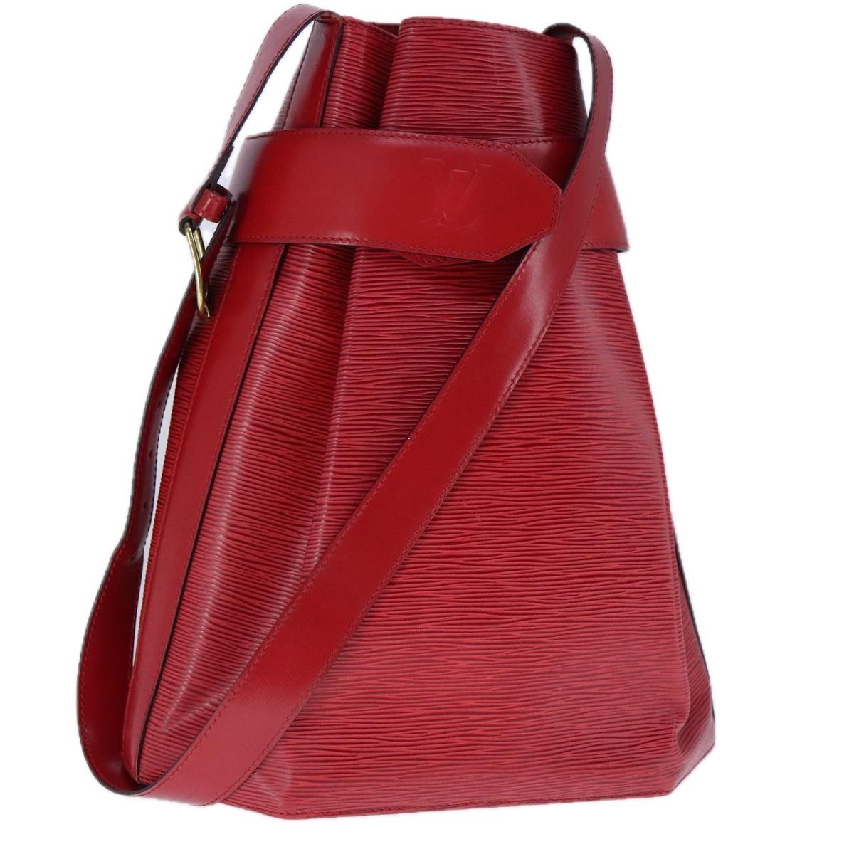 Louis Vuitton Sac D'épaule Red Leather Shoulder Bag (Pre-Owned) Size ONE SIZE - 15 Thumbnail