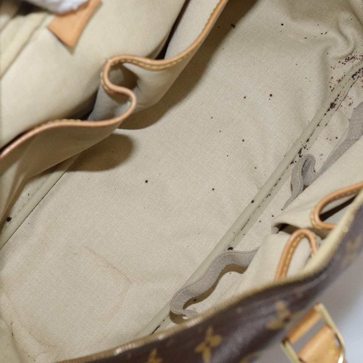 Louis Vuitton Deauville Brown Canvas Handbag (Pre-Owned) Size ONE SIZE - 12 Thumbnail