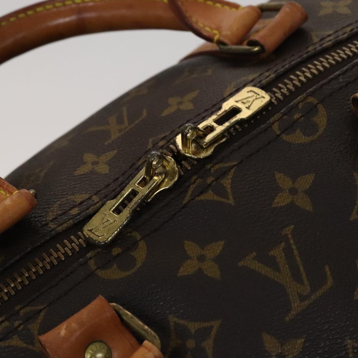 Louis Vuitton Keepall 55 Brown Leather Travel Bag (Pre-Owned) Size ONE SIZE - 13 Thumbnail