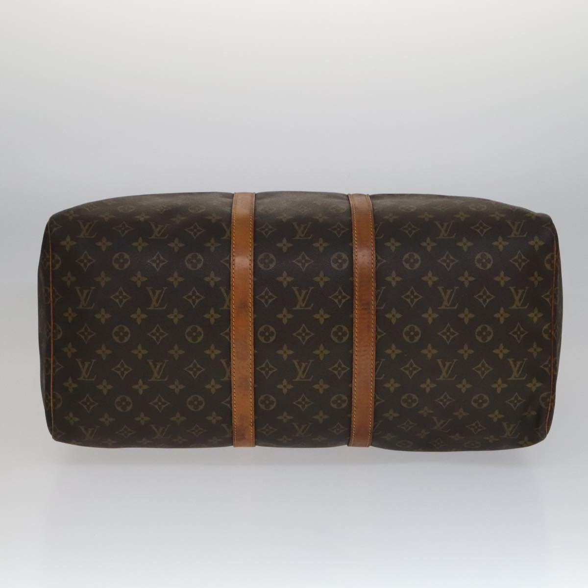 Louis Vuitton Keepall 55 Brown Leather Travel Bag (Pre-Owned) Size ONE SIZE - 19 Thumbnail