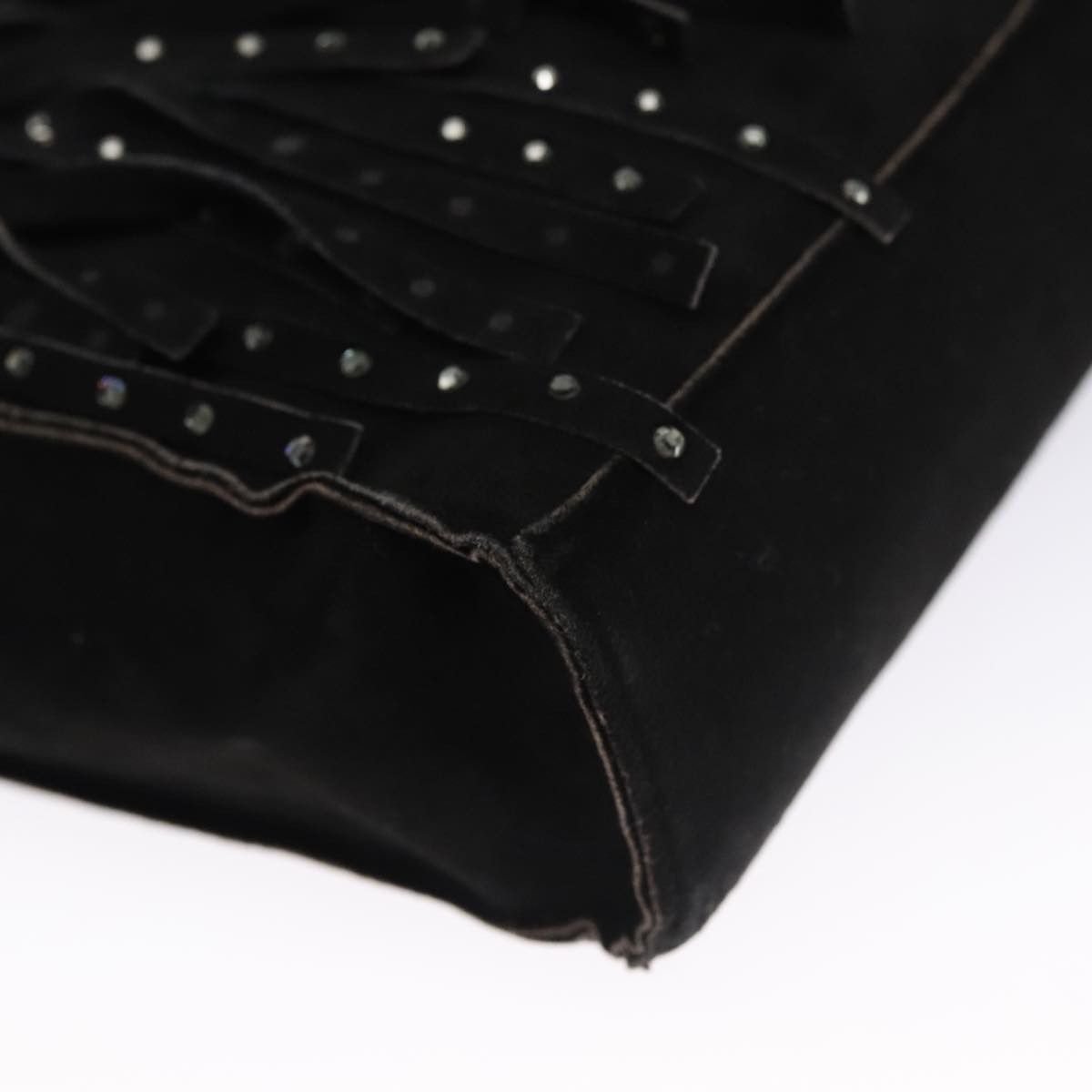 Chanel Black Suede Tote Bag (Pre-Owned) Size ONE SIZE - 8 Thumbnail