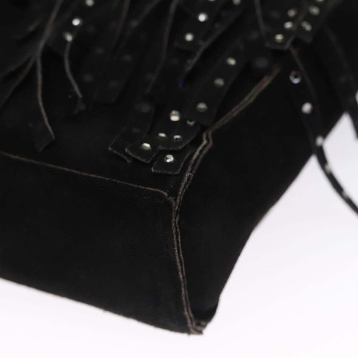 Chanel Black Suede Tote Bag (Pre-Owned) Size ONE SIZE - 7 Thumbnail