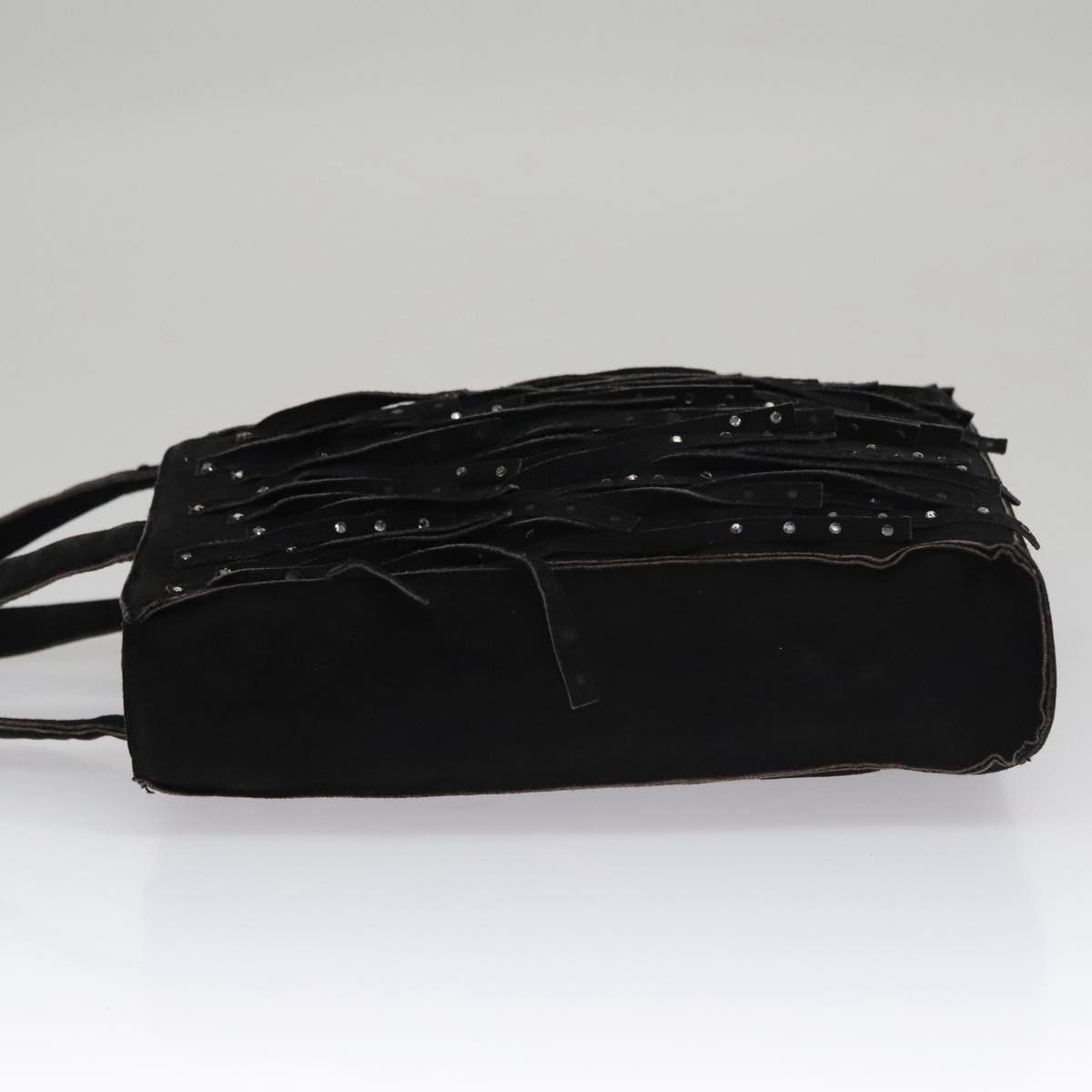 Chanel Black Suede Tote Bag (Pre-Owned) Size ONE SIZE - 4 Thumbnail