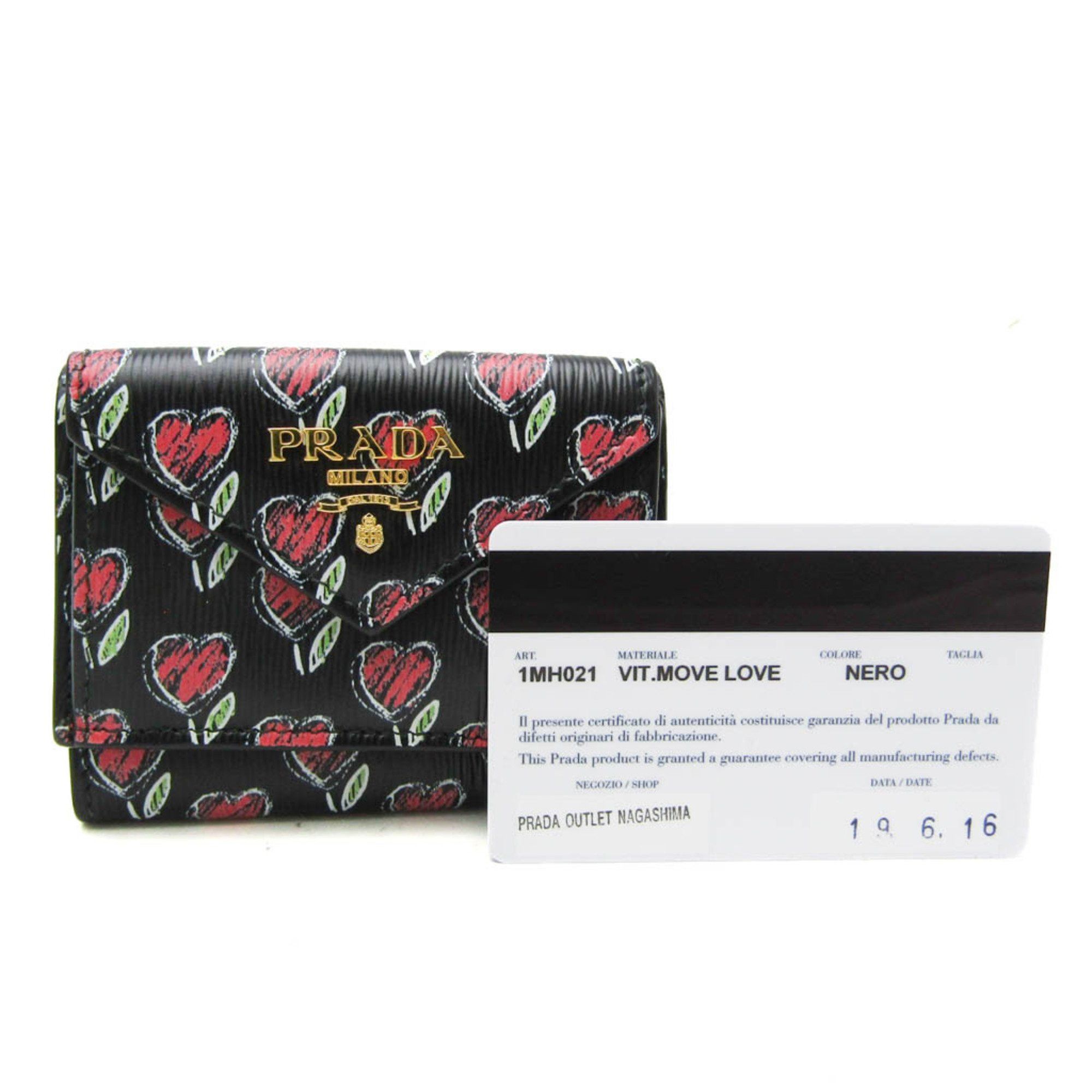 Prada Saffiano Black Leather Wallet (Pre-Owned) Size ONE SIZE - 10 Thumbnail