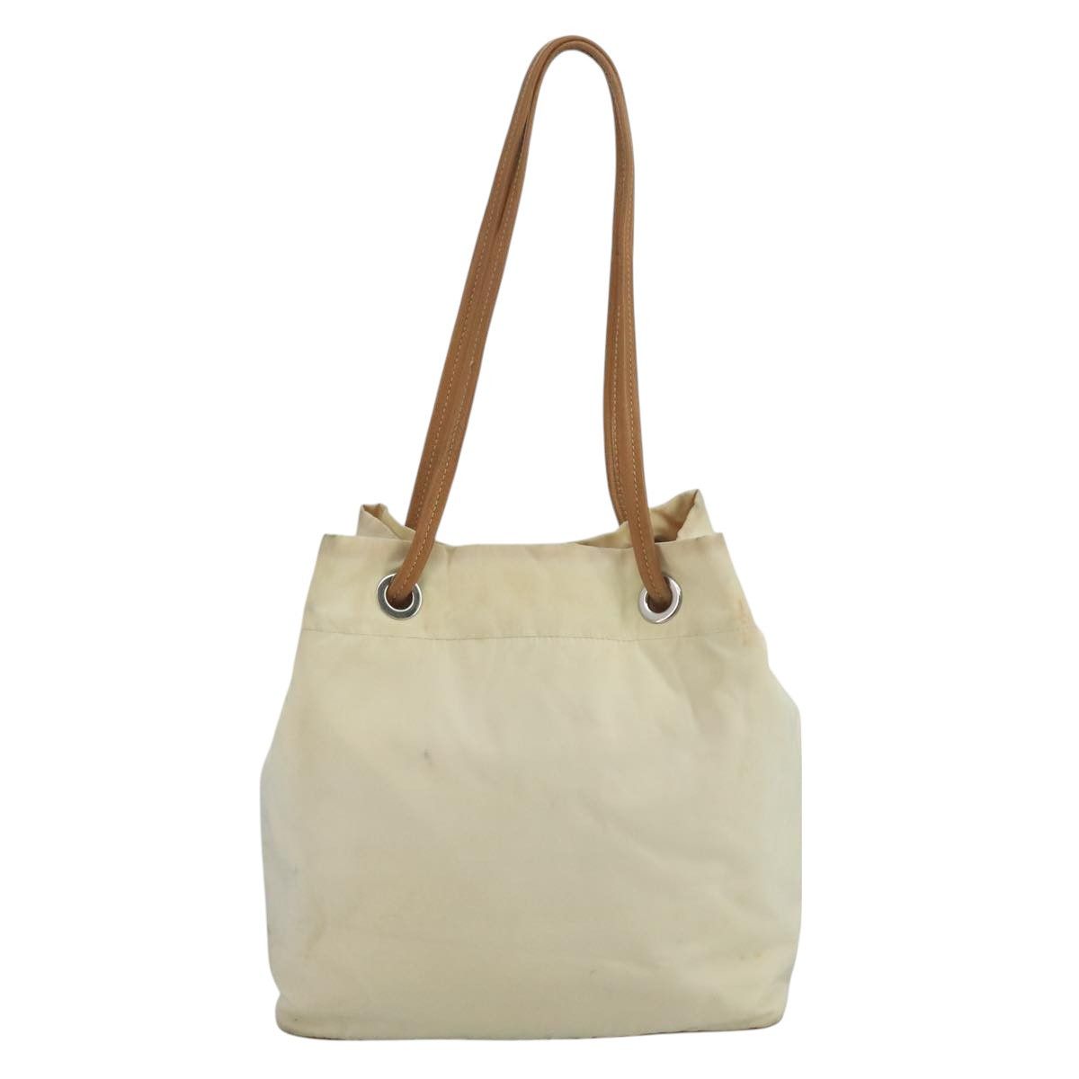Prada Re-Nylon White Synthetic Shoulder Bag (Pre-Owned) Size ONE SIZE - 2 Thumbnail