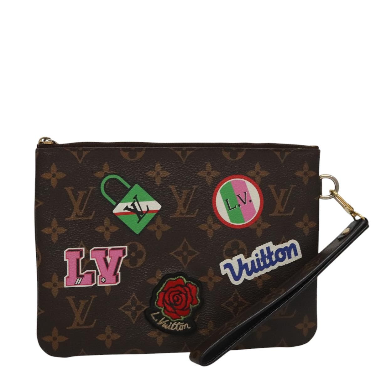 Louis Vuitton City Brown Canvas Clutch Bag (Pre-Owned) Size ONE SIZE - 14 Thumbnail