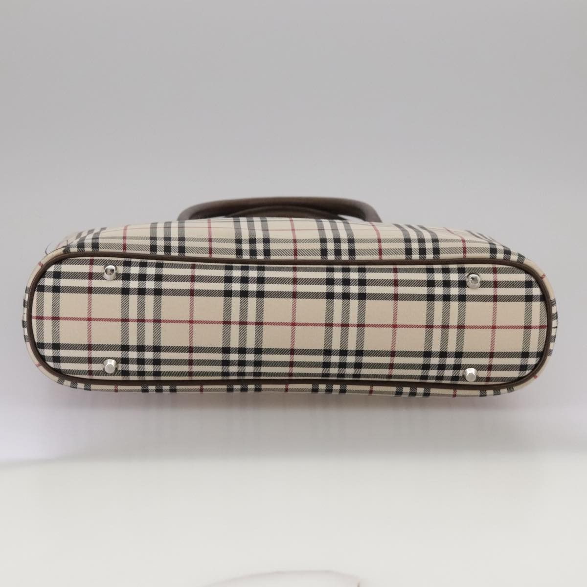 Burberry Nova Check Beige Canvas Tote Bag (Pre-Owned) Size ONE SIZE - 18 Thumbnail