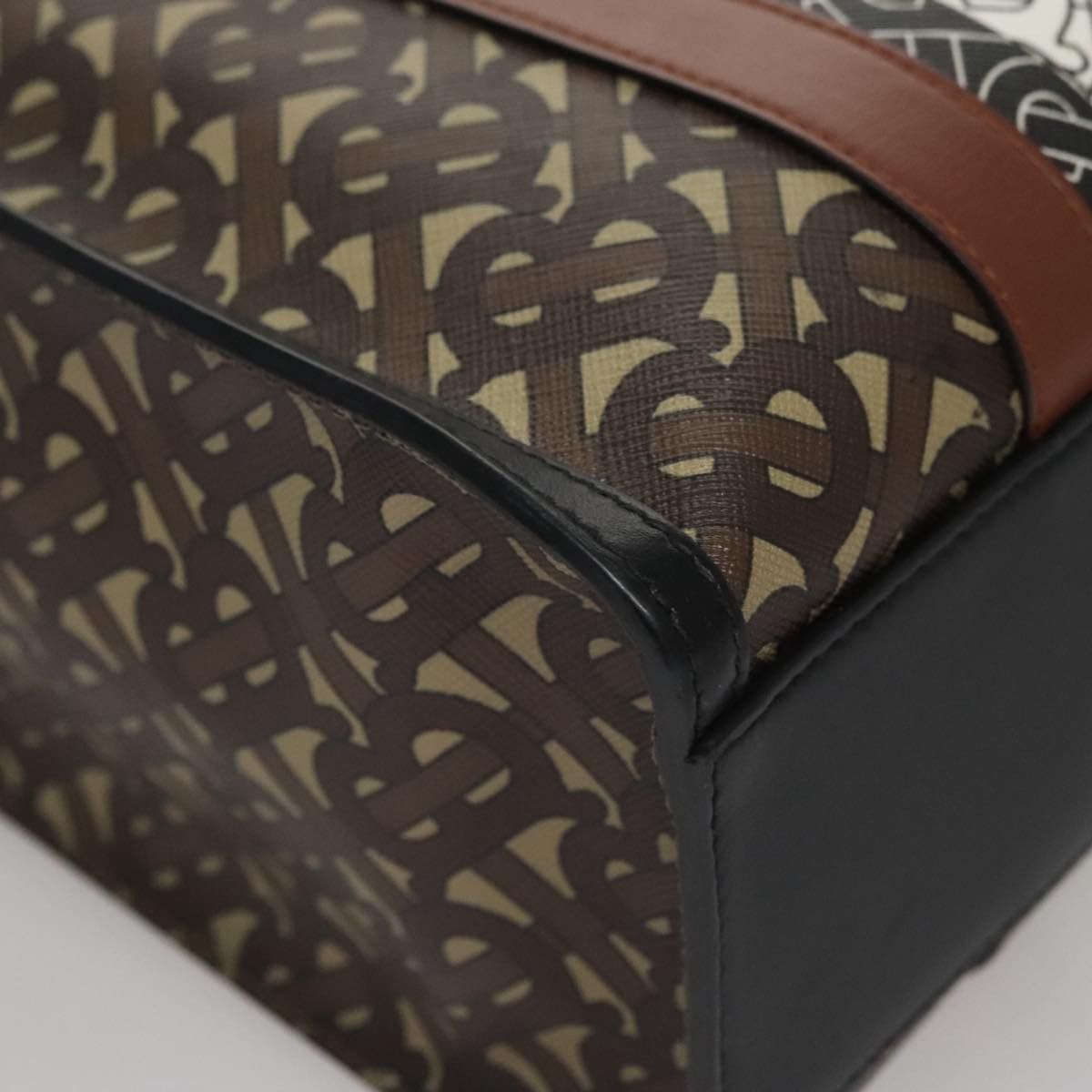 Burberry Stripe Brown Canvas Tote Bag (Pre-Owned) Size ONE SIZE - 9 Thumbnail