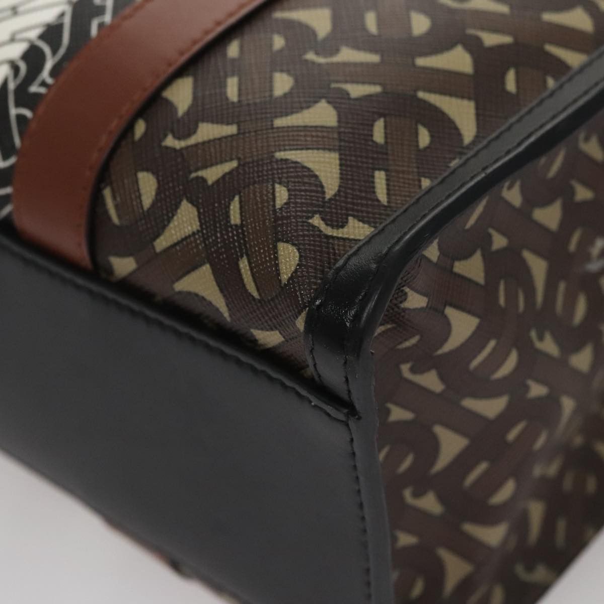 Burberry Stripe Brown Canvas Tote Bag (Pre-Owned) Size ONE SIZE - 11 Thumbnail