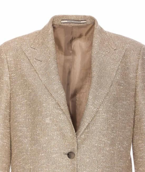 Tagliatore TAGLIATORE Women Jackets J BERTHA16B 160064T1292 Beige Size L / US 10 / IT 46 - 4 Thumbnail