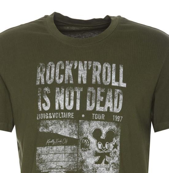 Zadig & Voltaire ZADIG & VOLTAIRE Men T-Shirts JMTS01661 300 Green Size US M / EU 48-50 / 2 - 4 Thumbnail
