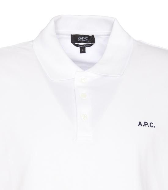 A.P.C. A.P.C. Men Polo Shirts COGWZ H26342 AAB White Size US M / EU 48-50 / 2 - 4 Thumbnail