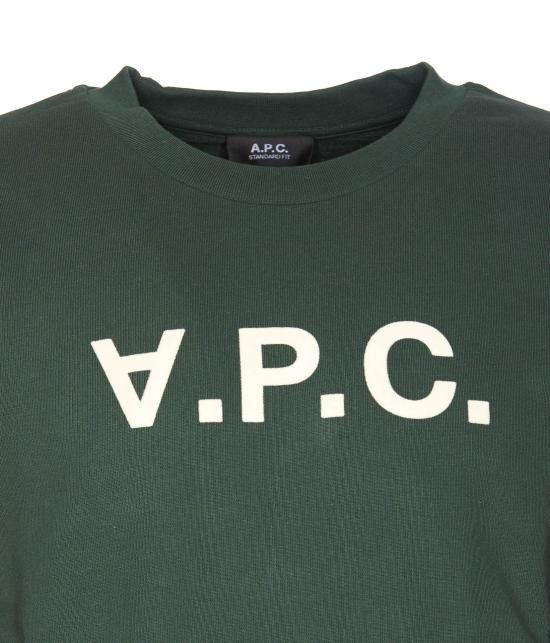 A.P.C. A.P.C. Men Sweater COHBN M27907 KMA Green Size US L / EU 52-54 / 3 - 4 Thumbnail