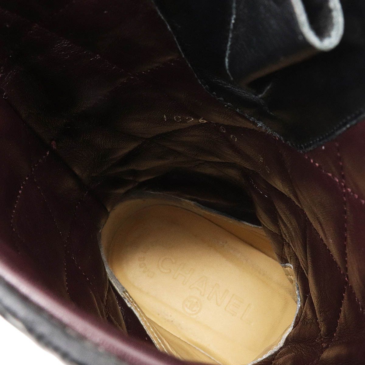 Chanel Chanel Chanel Matelasse Leather Coco Mark Engineer Boots Leather Shoes Size ONE SIZE - 8 Thumbnail
