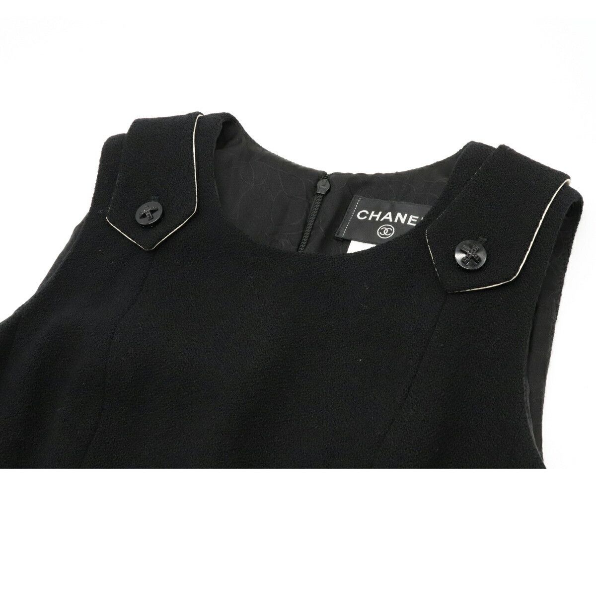 Chanel Chanel Chanel 100% Wool Dress Dress 06A Others Dresses 06A DUTY FREE for USA Size ONE SIZE - 3 Thumbnail