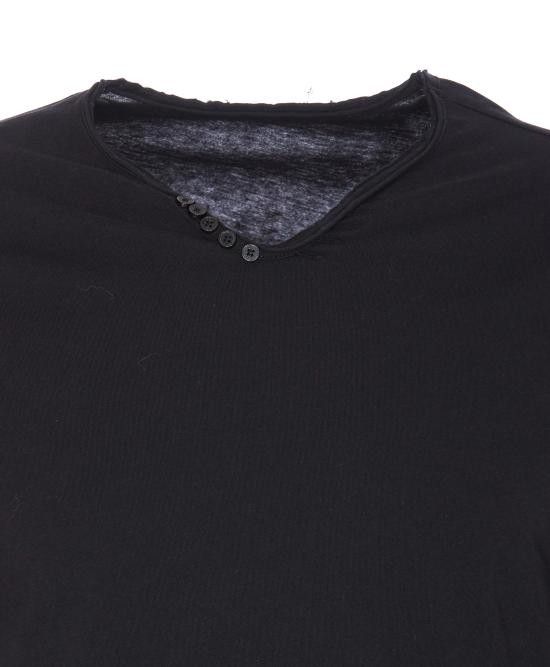Zadig & Voltaire ZADIG & VOLTAIRE Men Sweater JMTN01630 011 Black Size US XL / EU 56 / 4 - 4 Thumbnail