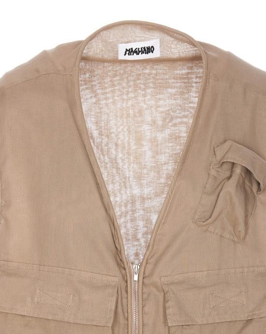 Magliano MAGLIANO Men Vests T28019822 02 Beige Size US M / EU 48-50 / 2 - 4 Thumbnail