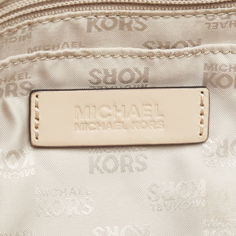 Michael Kors Michael Kors Michael Kors Signature PVC Tote Bag Leather Tote Bag Size ONE SIZE - 11 Thumbnail