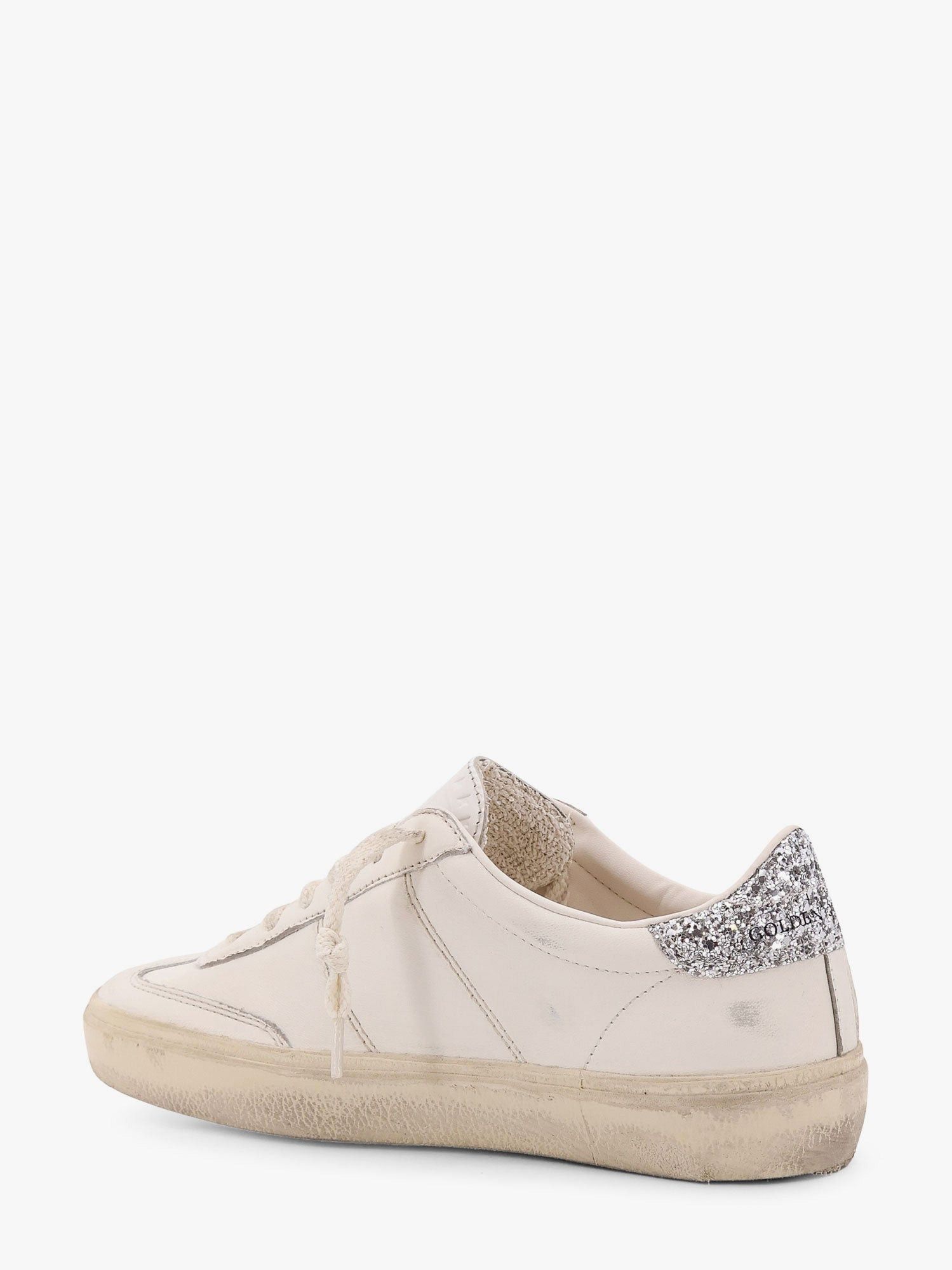 Soul Star Low-Top Leather Sneakers With Used Effect