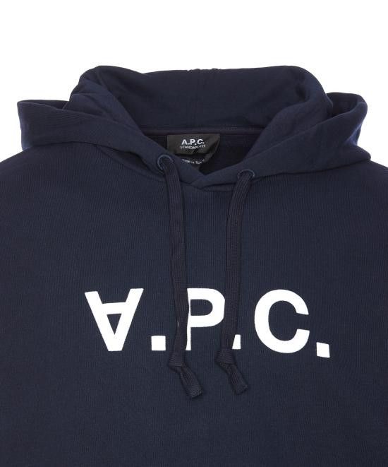 A.P.C. A.P.C. Men Hoodies COHBN M27908 TIQ Blue Size US L / EU 52-54 / 3 - 4 Thumbnail