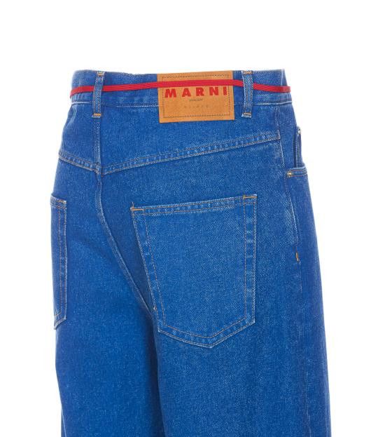 Marni MARNI Men Straight Pants PUJU0019A1 USCU83BDB60 Blue Size US 32 / EU 48 - 3 Thumbnail