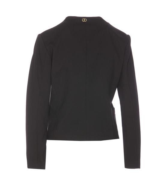 TWINSET TWINSET Women Jackets 251TP2131 00006 Black Size L / US 10 / IT 46 - 2 Thumbnail