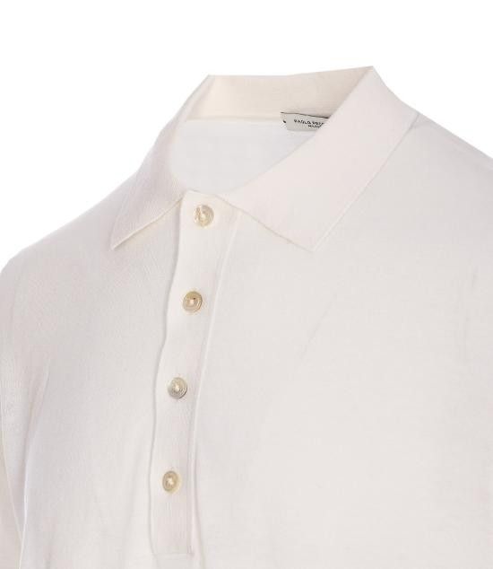 Paolo Pecora PAOLO PECORA Men Polo Shirts A006 2F2008808 White Size US L / EU 52-54 / 3 - 3 Thumbnail