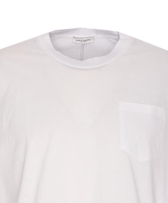 Paolo Pecora PAOLO PECORA Men T-Shirts F081 40541101 White Size US S / EU 44-46 / 1 - 4 Thumbnail
