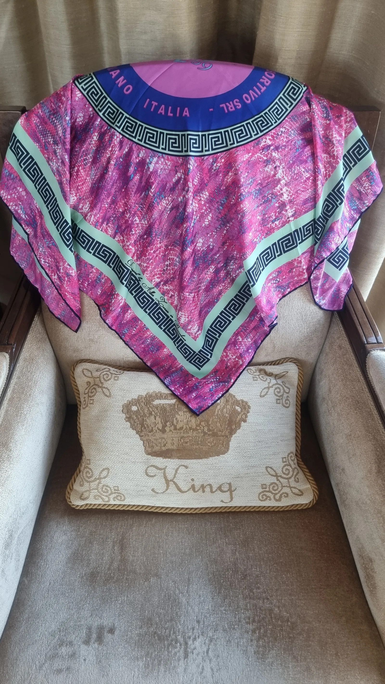 Versace Versace V E R S A C E Scarf Size ONE SIZE - 4 Thumbnail