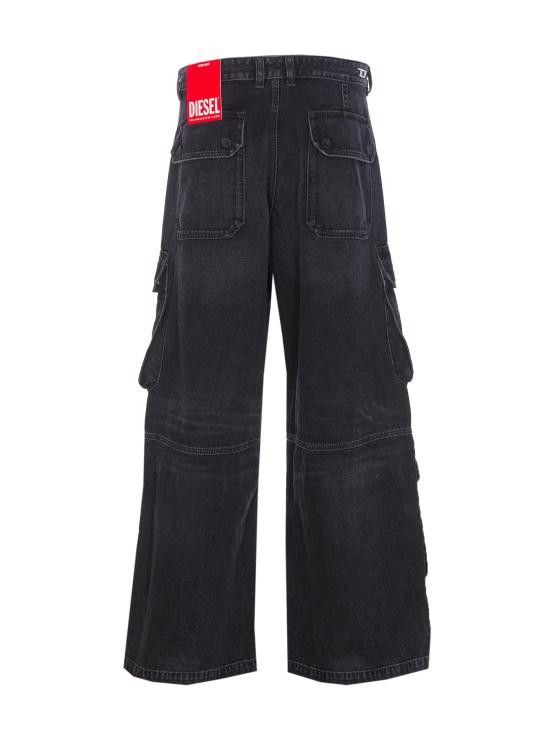 Diesel DIESEL Men Denim Pants A15766 007Z902 Black Size US 34 / EU 50 - 2 Thumbnail