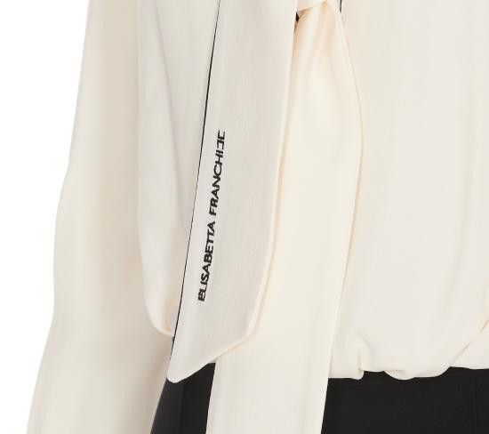 Elisabetta Franchi ELISABETTA FRANCHI Women Straight Pants TU04251E2 E84 White Size 26" / US 2 / IT 38 - 3 Thumbnail