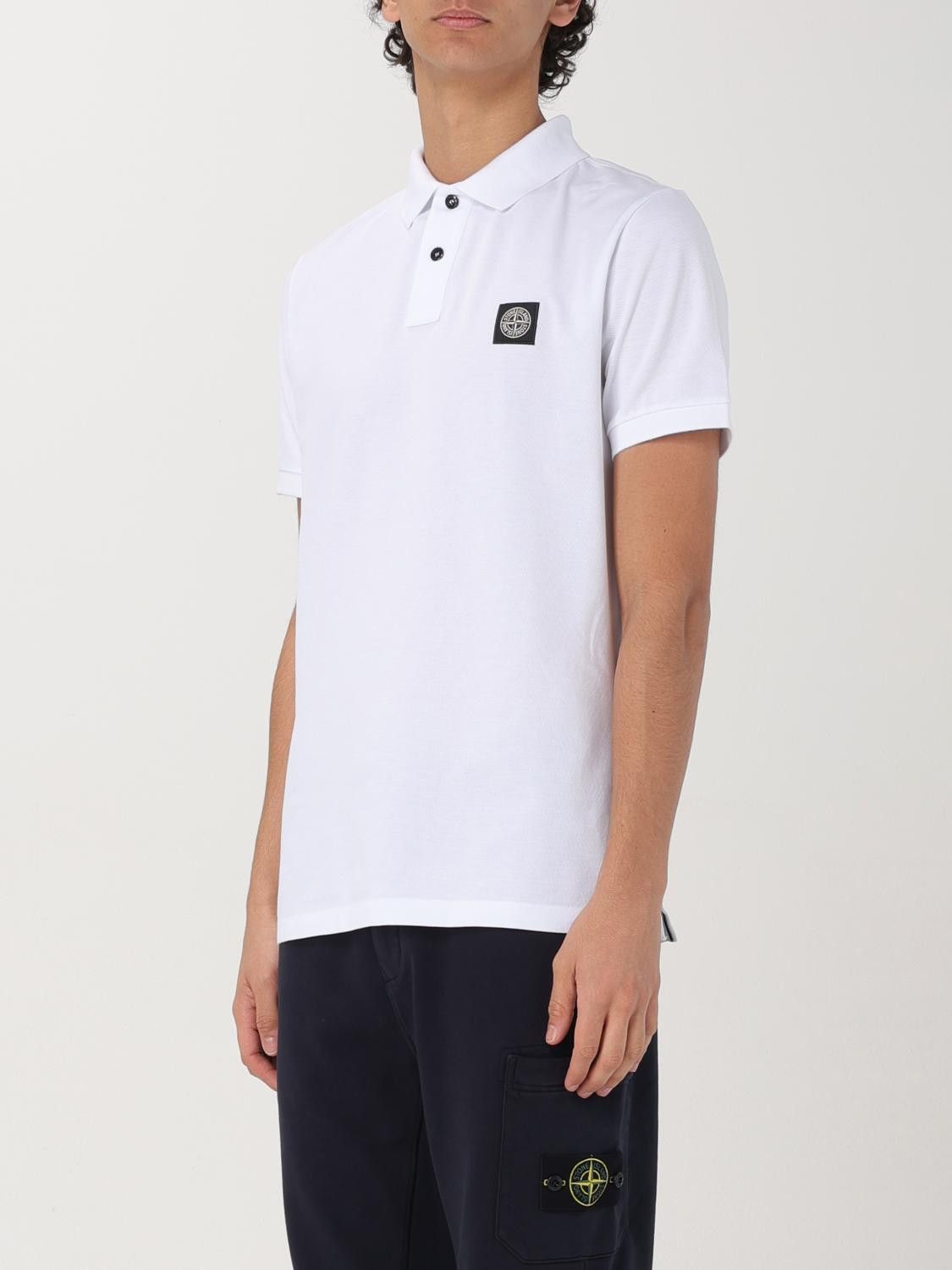 Stone Island Stone Island Polo Shirt Men White Size US XXL / EU 58 / 5 - 4 Thumbnail