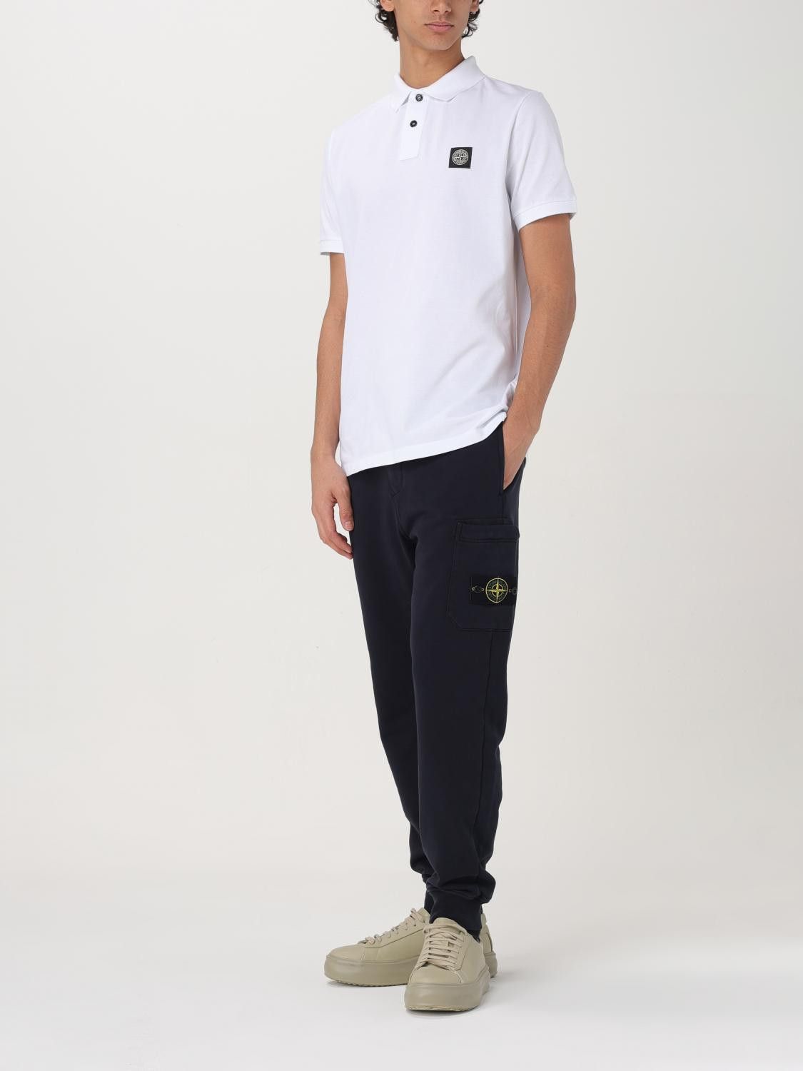 Stone Island Stone Island Polo Shirt Men White Size US XXL / EU 58 / 5 - 2 Thumbnail