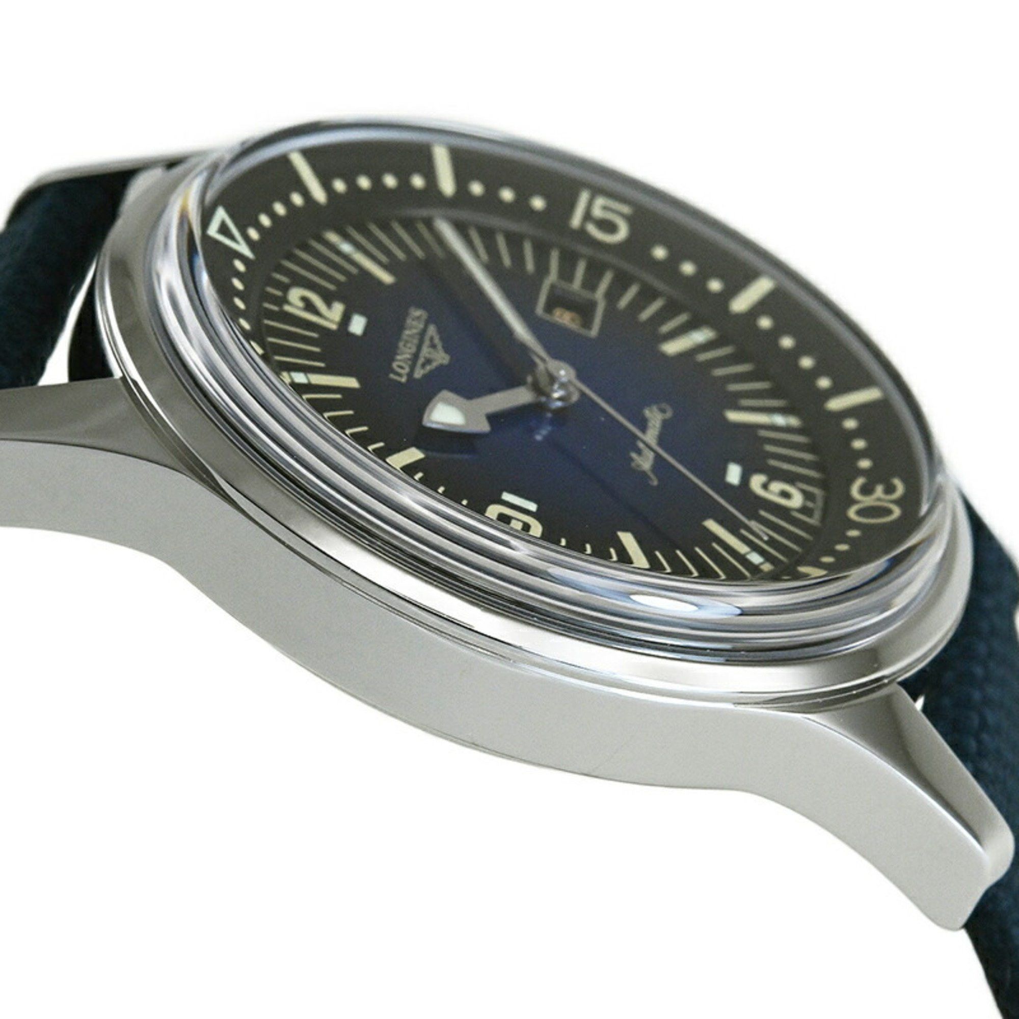 Longines LONGINES Legend Diver Watch L3.374.4.90.2 Size ONE SIZE - 4 Thumbnail