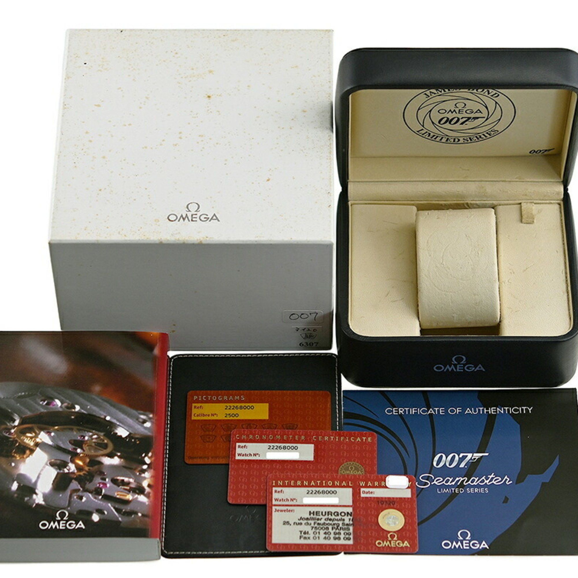 Omega OMEGA Seamaster 300M Chronometer Wristwatch 007 James Bond 10007 Limited Edition 2226.80 Size ONE SIZE - 9 Thumbnail