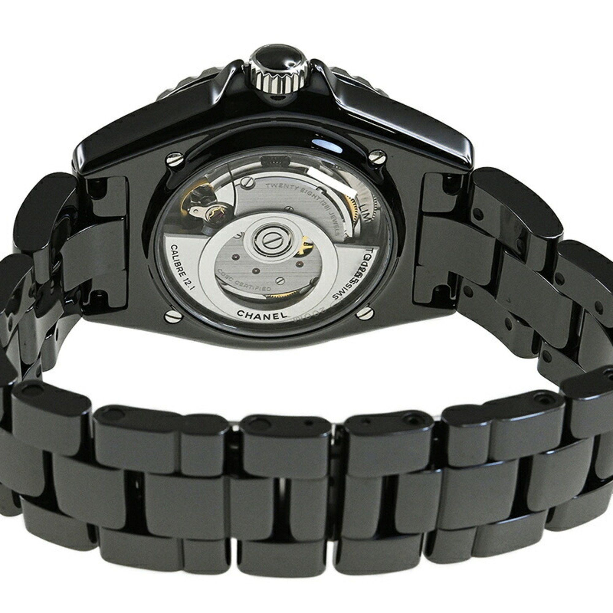 Chanel CHANEL J12 Black Electro Caliber 12.1 38MM Watch World Limited Edition 1255 H7122 Size ONE SIZE - 7 Thumbnail