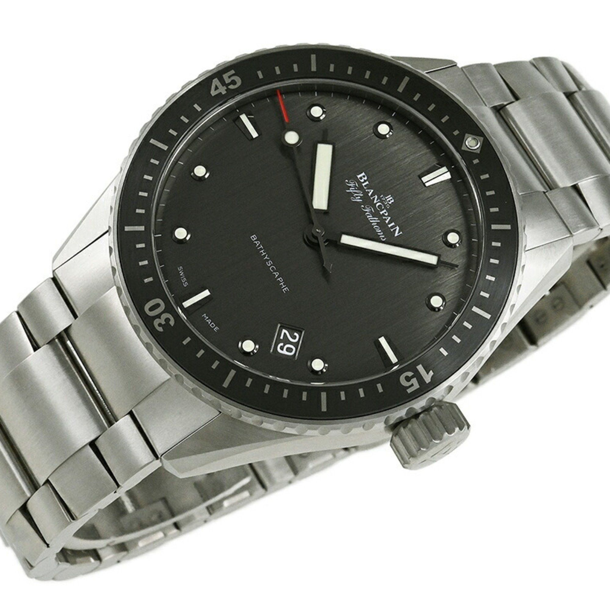 Other BLANCPAIN Fifty Fathoms Flyback Bathyscaphe Wristwatch 5000 1210 98S Size ONE SIZE - 5 Thumbnail