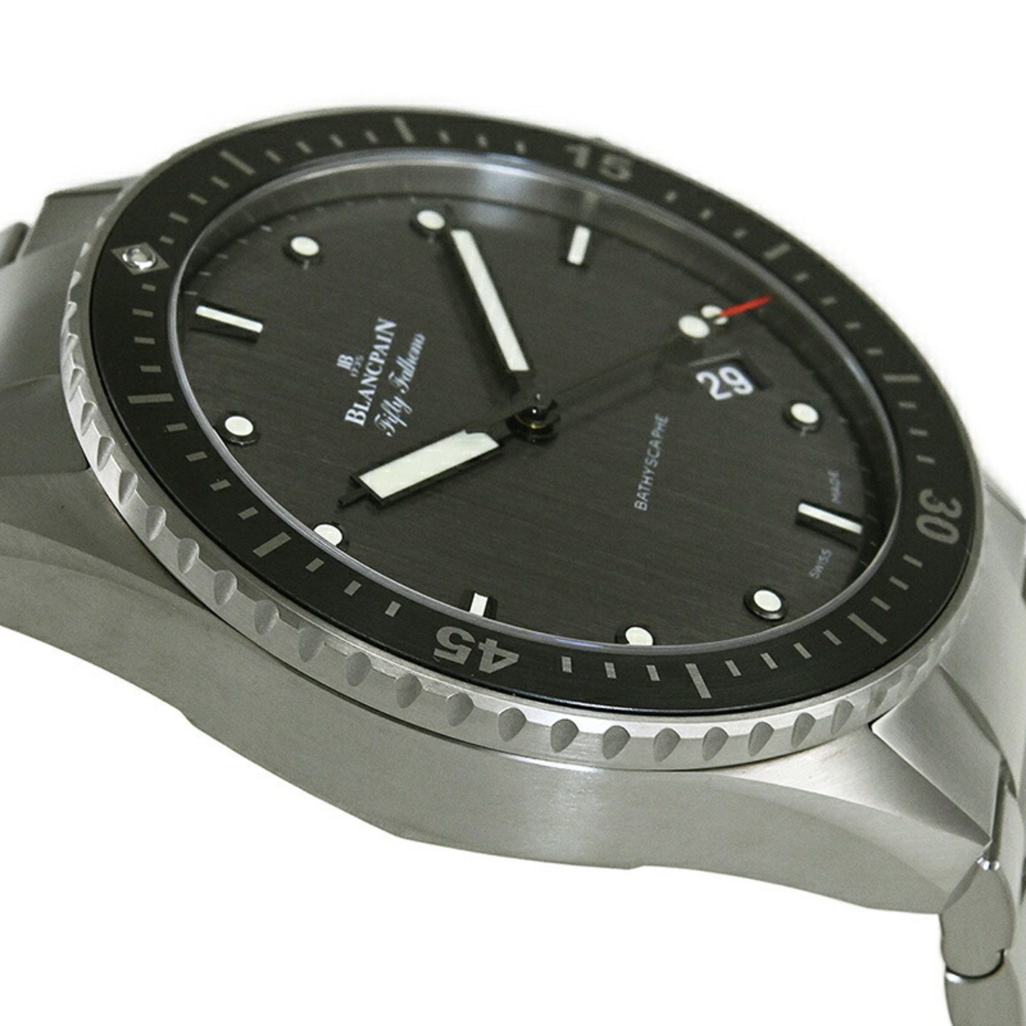 Other BLANCPAIN Fifty Fathoms Flyback Bathyscaphe Wristwatch 5000 1210 98S Size ONE SIZE - 4 Thumbnail
