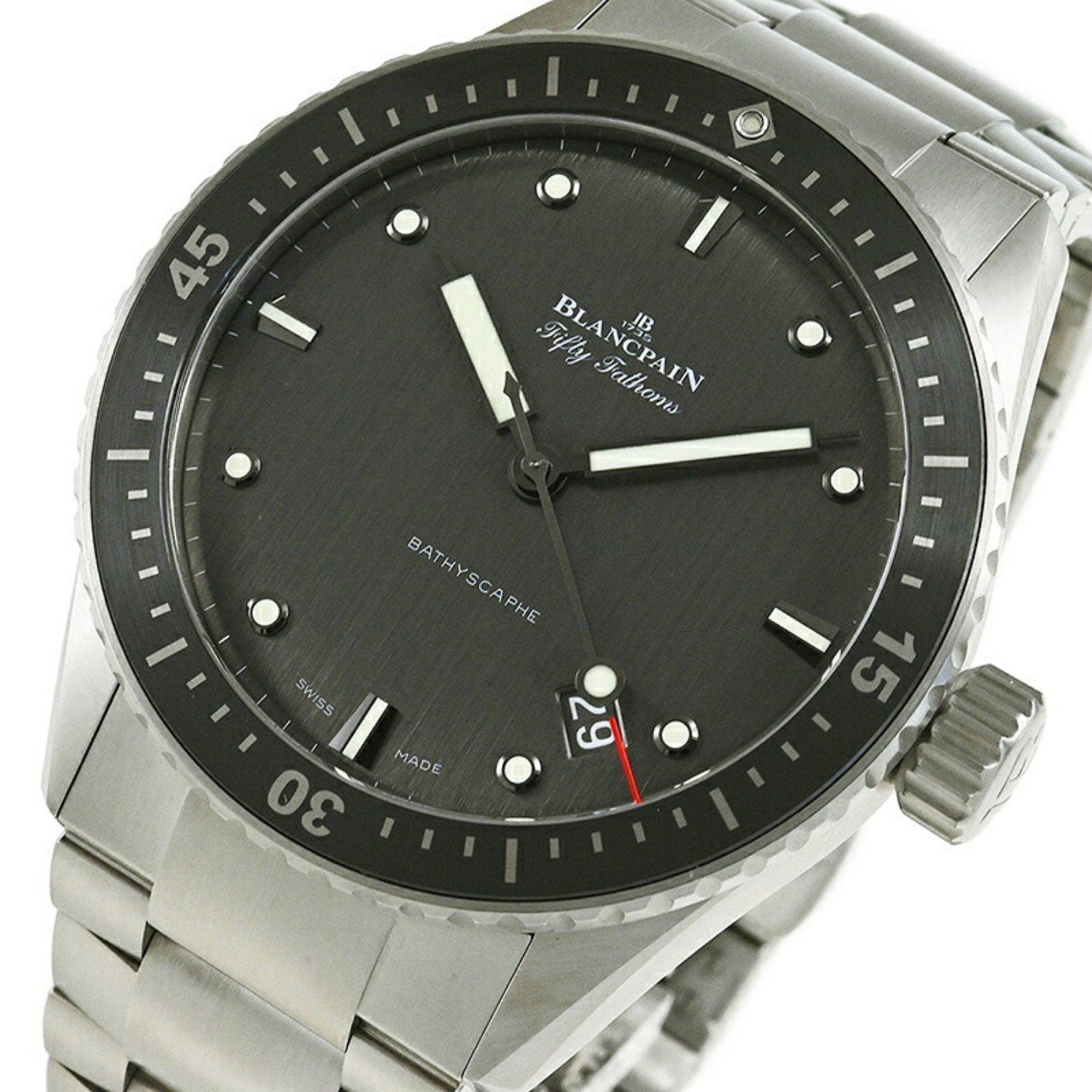 Other BLANCPAIN Fifty Fathoms Flyback Bathyscaphe Wristwatch 5000 1210 98S Size ONE SIZE - 2 Thumbnail