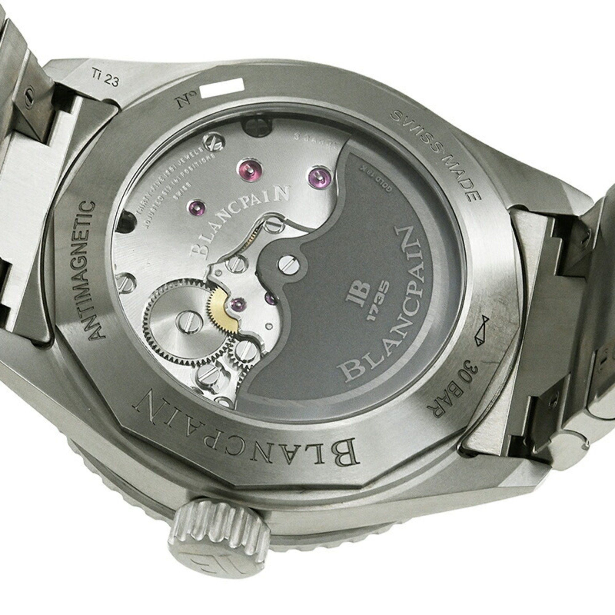 Other BLANCPAIN Fifty Fathoms Flyback Bathyscaphe Wristwatch 5000 1210 98S Size ONE SIZE - 6 Thumbnail