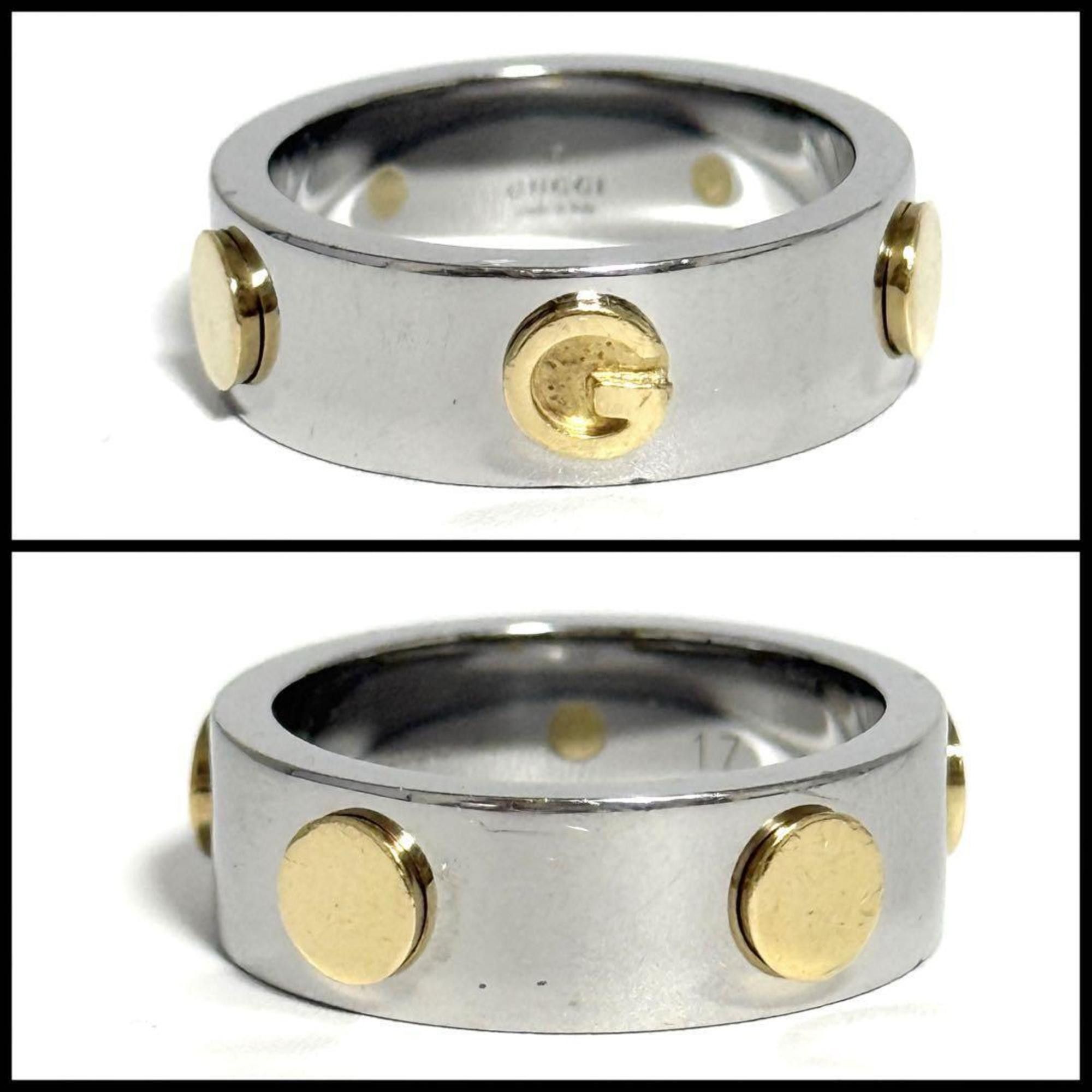 Gucci Gucci men's combination ring in stainless steel and gold Size ONE SIZE - 2 Thumbnail