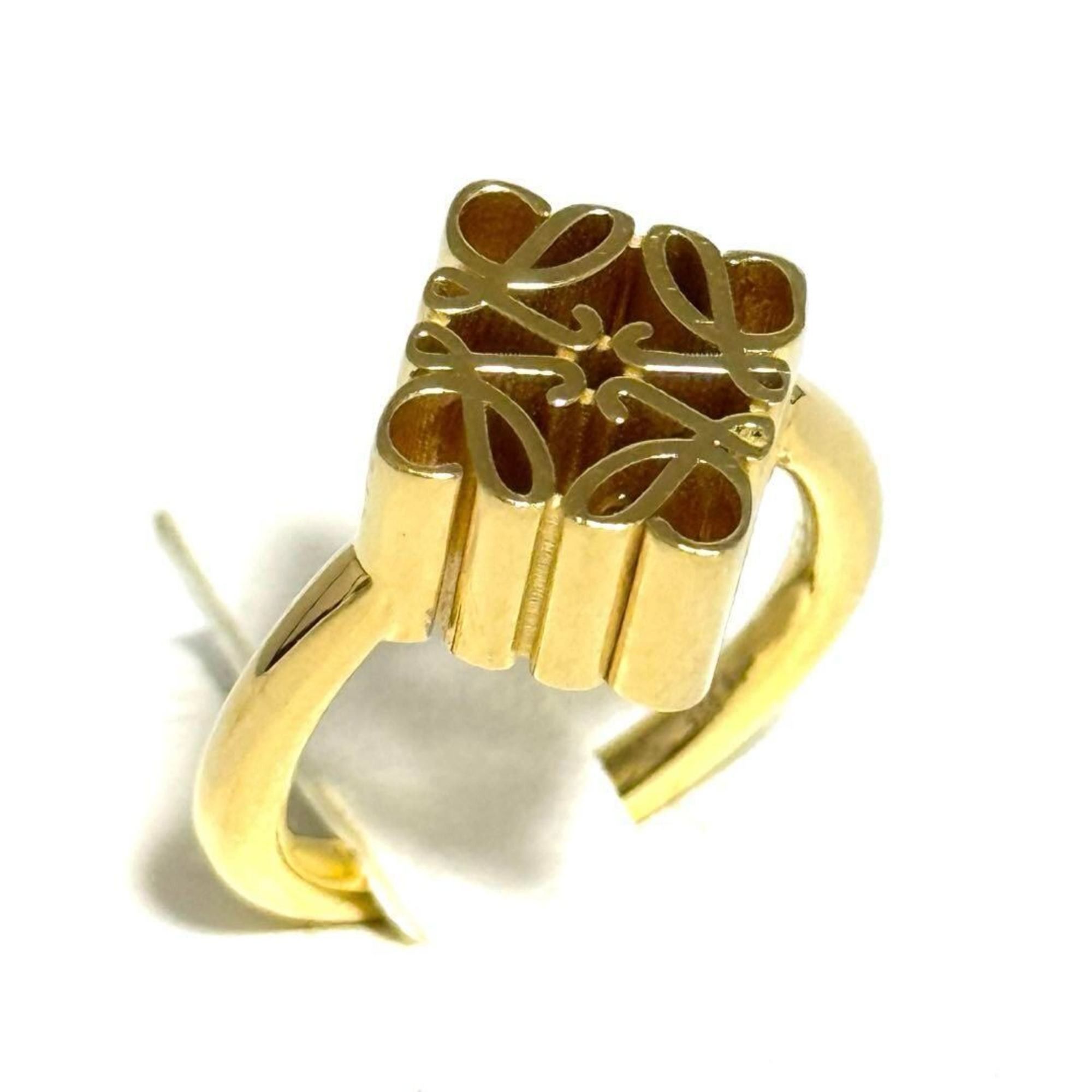 Loewe Loewe single anagram ring in 24k silver finish Size ONE SIZE - 2 Thumbnail