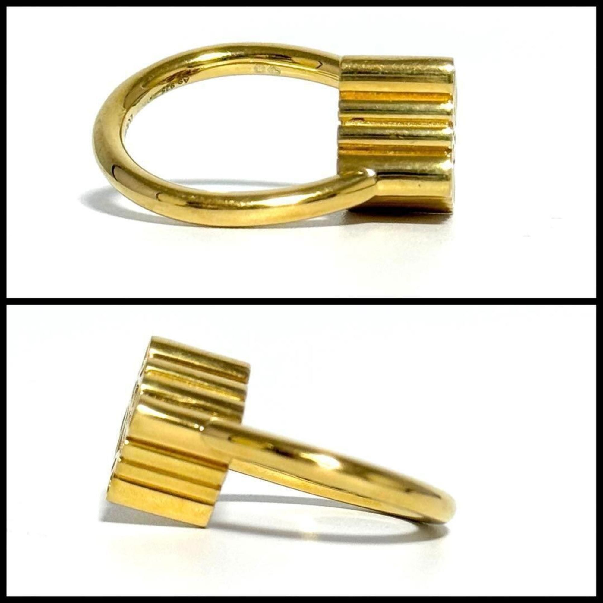 Loewe Loewe single anagram ring in 24k silver finish Size ONE SIZE - 5 Thumbnail